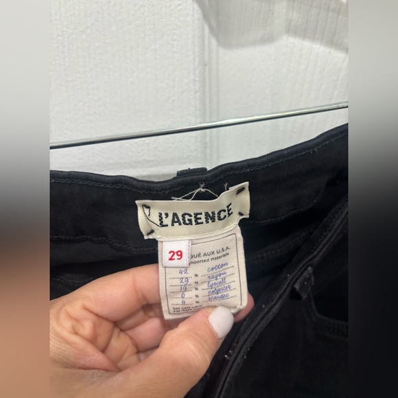 L'AGENCE Black Skinny Jeans, Size:29 - Picture 6 of 10